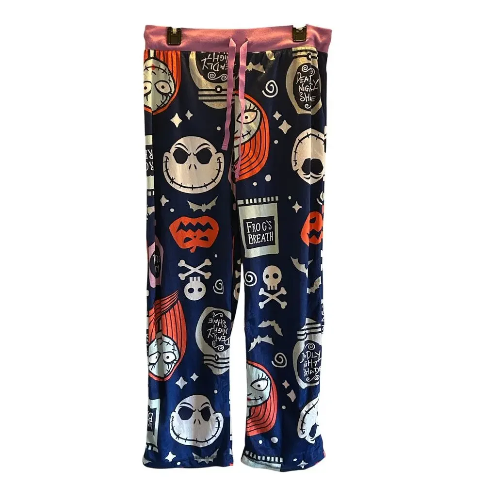Disney Nightmare Before Christmas pajama bottoms Medium soft comfy cozy